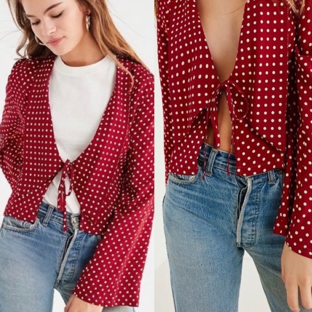 Flynn Skye Polka Dot Top